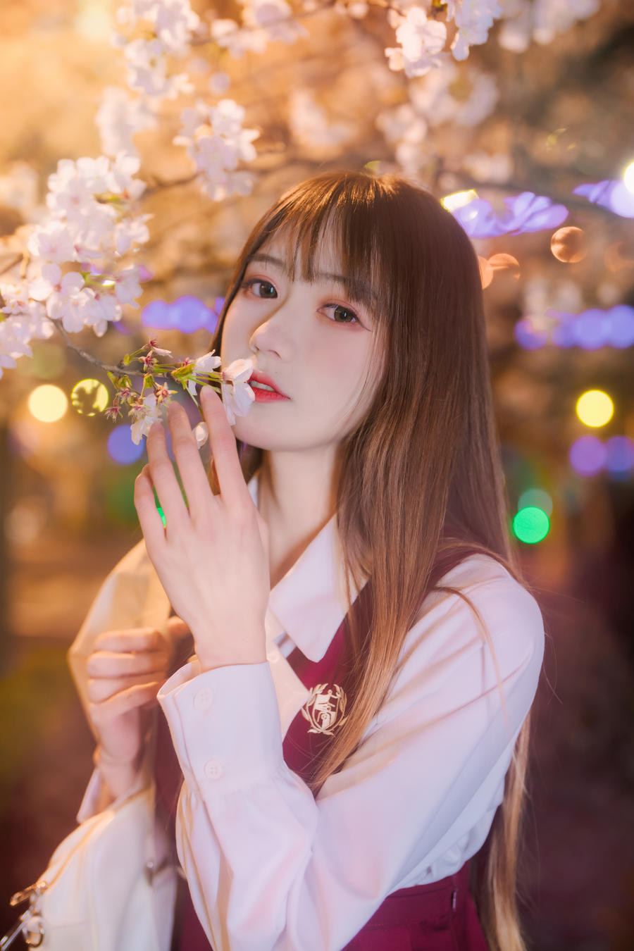 邂逅樱花雨_兔子Zzz不吃胡萝卜 – 写真美图作品在线欣赏