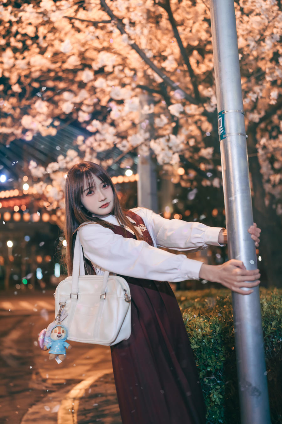 邂逅樱花雨_兔子Zzz不吃胡萝卜 – 写真美图作品在线欣赏