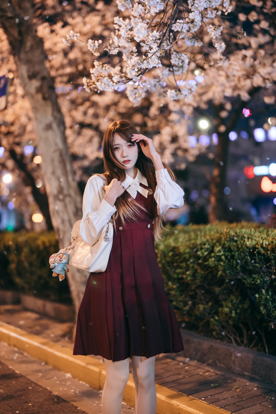 邂逅樱花雨_兔子Zzz不吃胡萝卜 – 写真美图作品在线欣赏